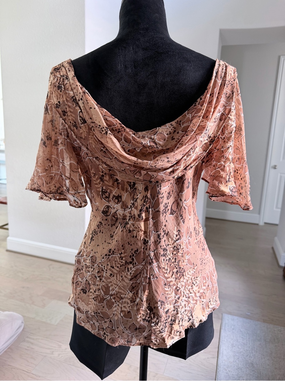 Vintage Victor Costa - Draped Neck Blouse